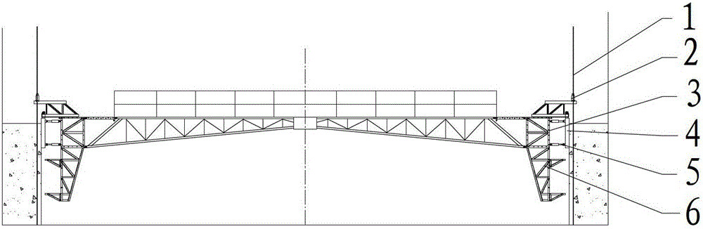 Full-circle integrated upside-down hanging formwork and its erecting and demoulding methods