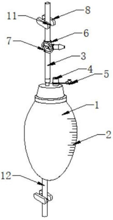 Split type anti-blocking tube drainage ball