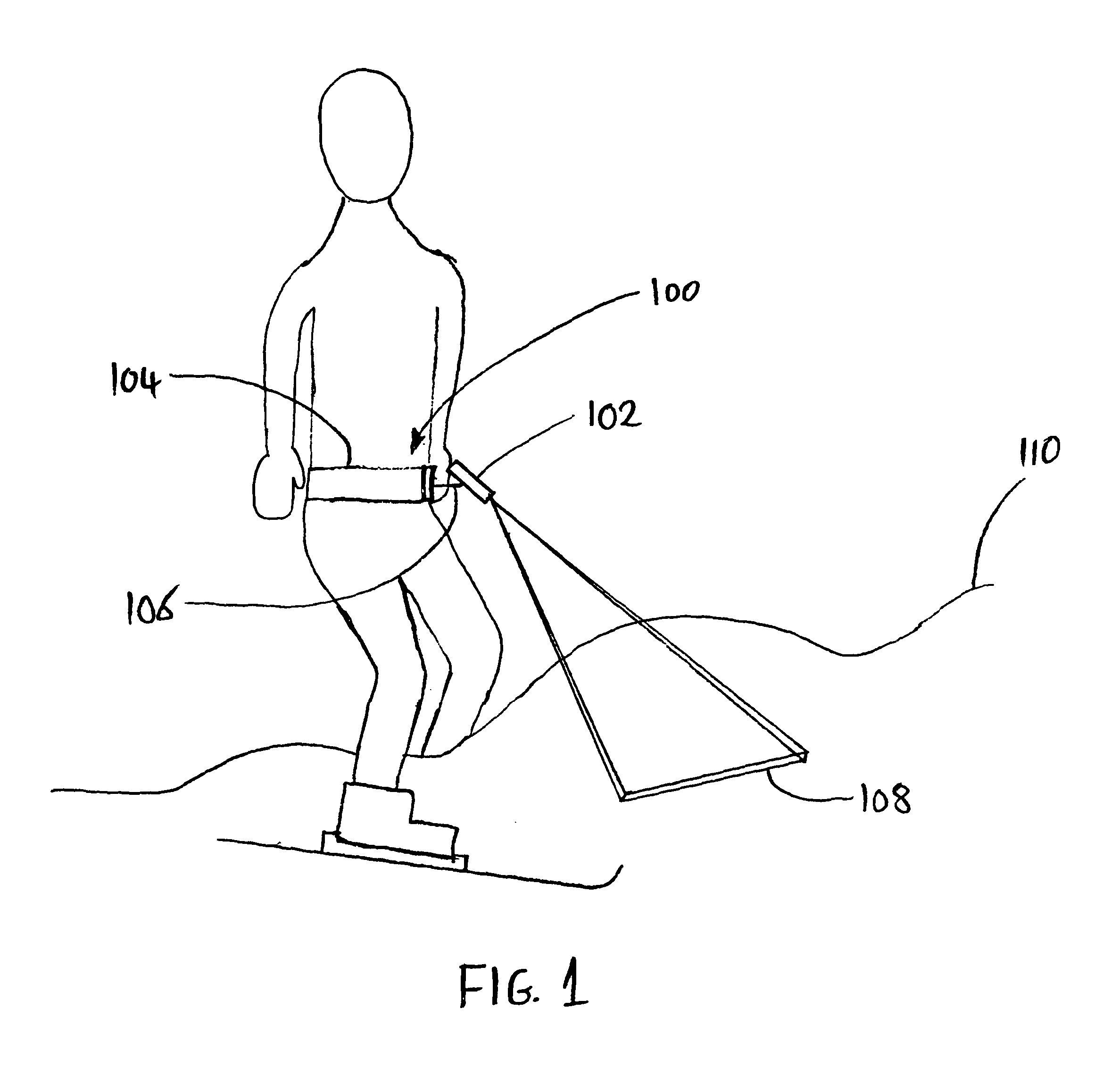 Snowmobile and method for driving a snowmobile