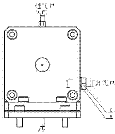 Ultra-precision air static pressure connecting joint device