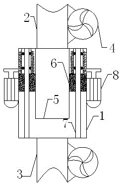 Oil extraction device with anti-blocking function