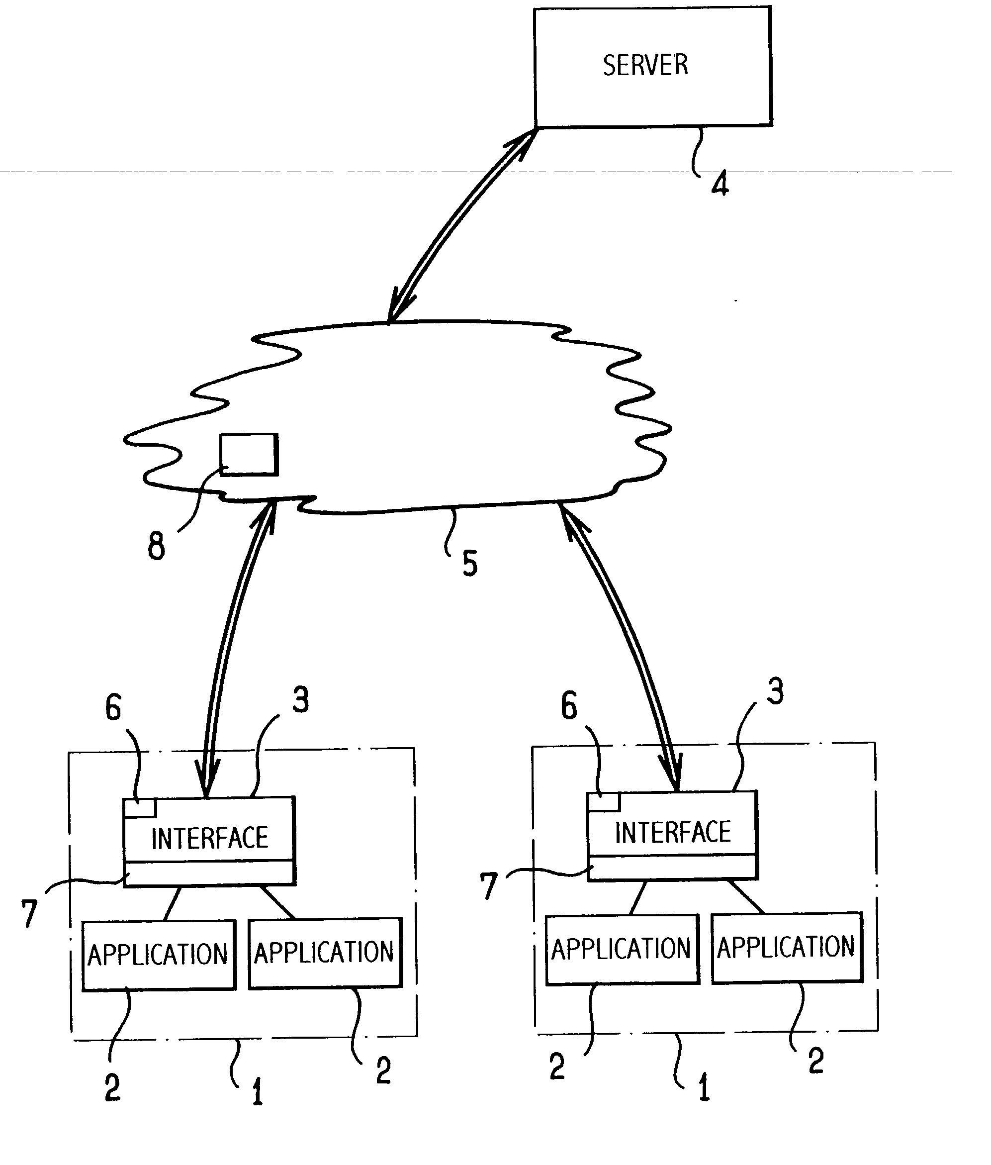 Method of personalized communication with respect to various computer applications, and a corresponding program product
