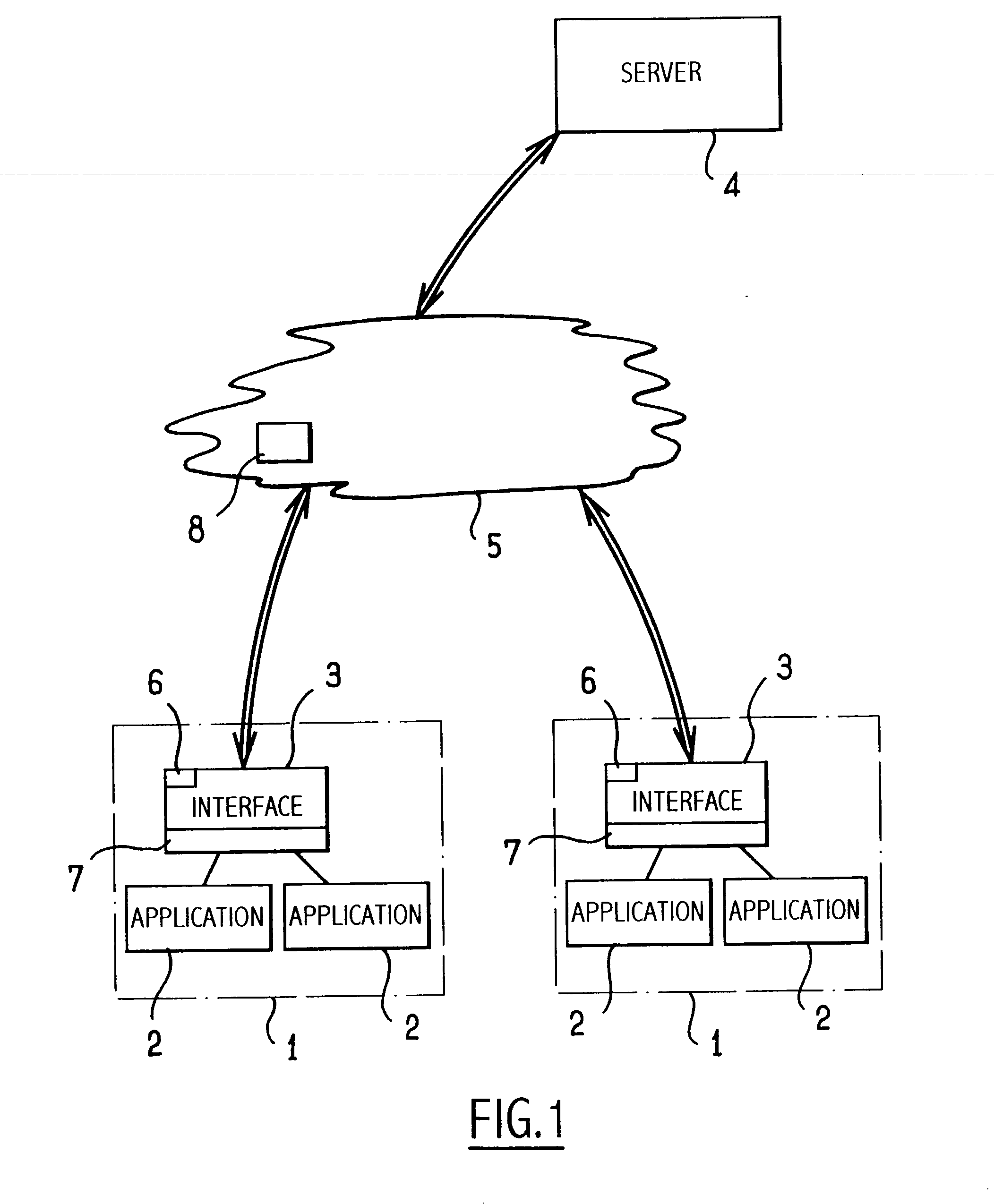 Method of personalized communication with respect to various computer applications, and a corresponding program product
