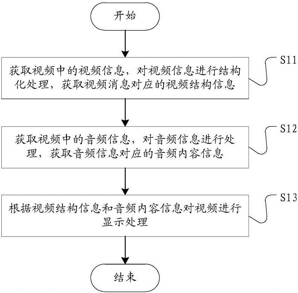 Video visualization processing method and system