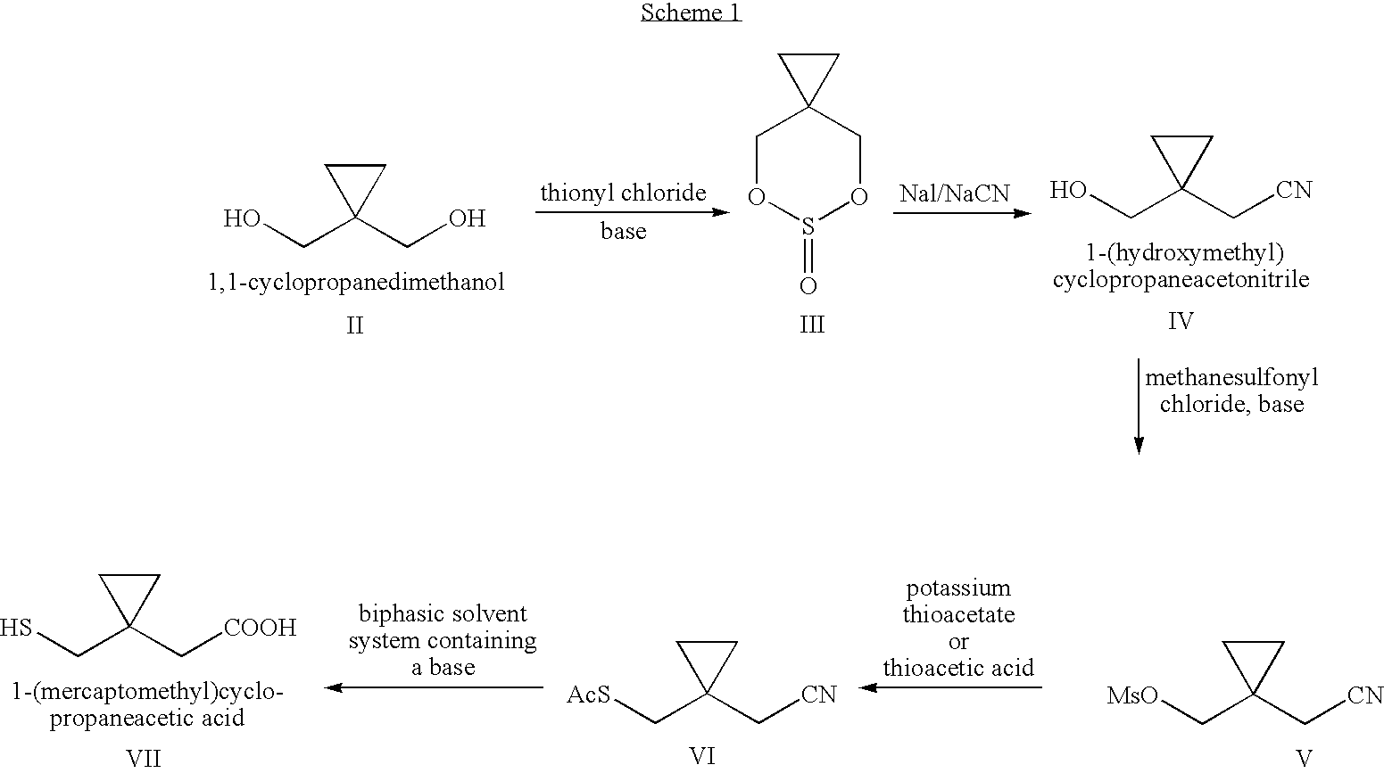 Process for preparing 1-(mercaptomethyl)cyclopropaneacetic acid, a useful intermediate in the preparation of montelukast and salts thereof