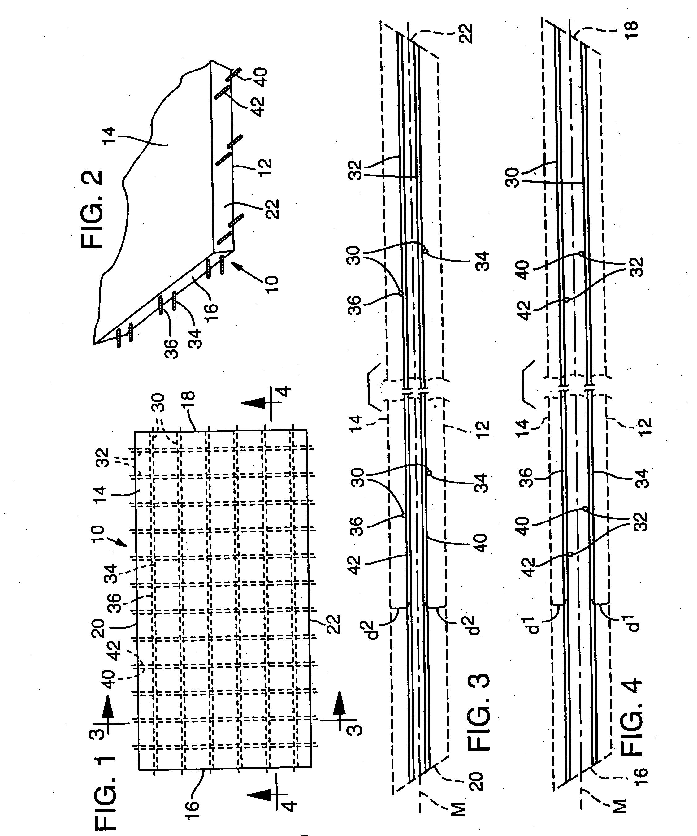 Thin prestressed concrete panel and apparatus for making the same