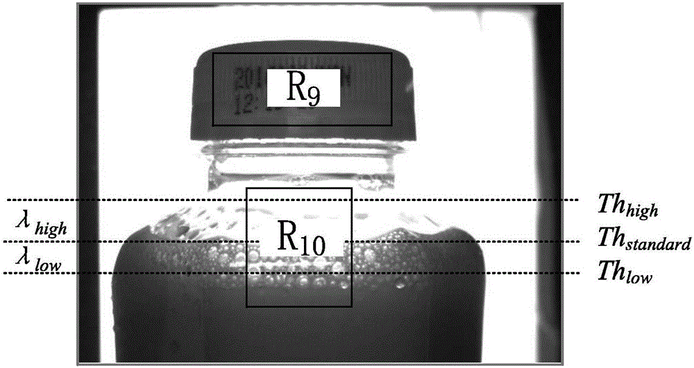 Visual inspection method for bottle packaging quality