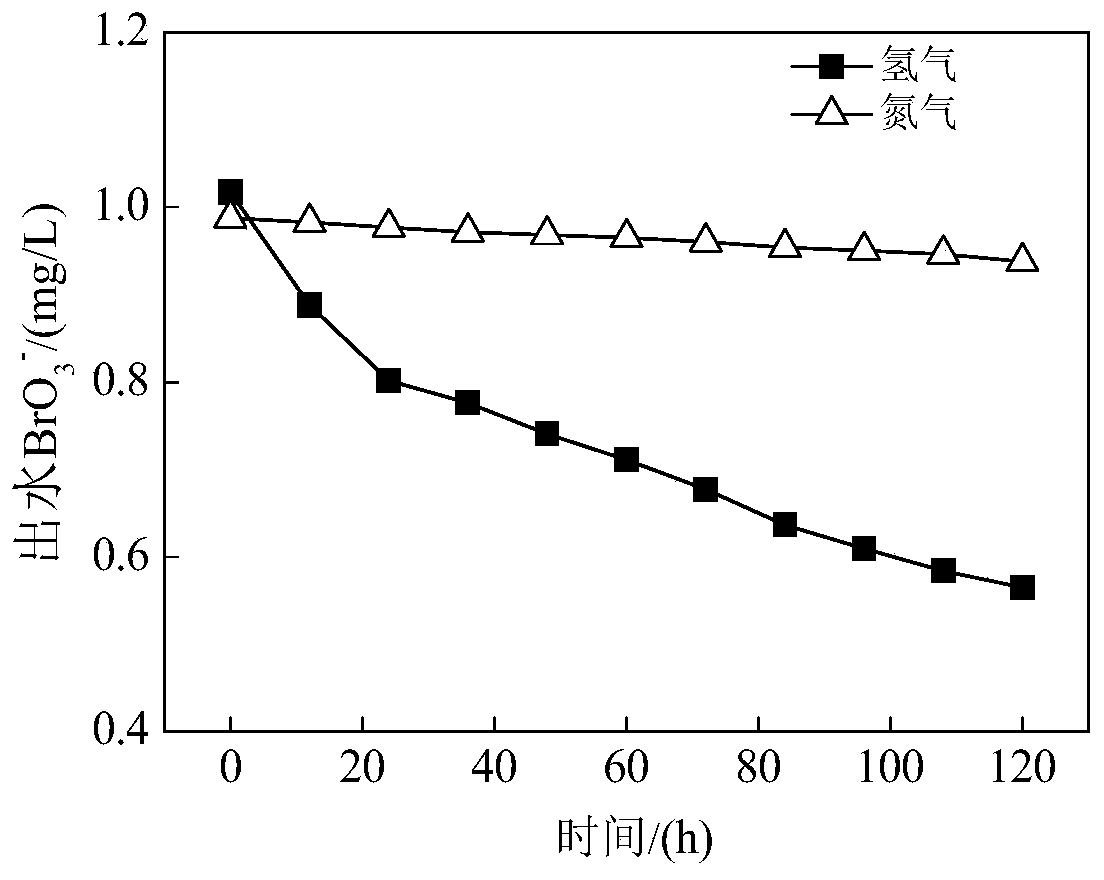 Application of a hydrogen matrix biofilm reactor in removing bromate in drinking water