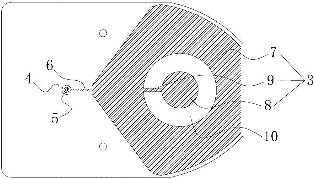 Flaky polarized antenna