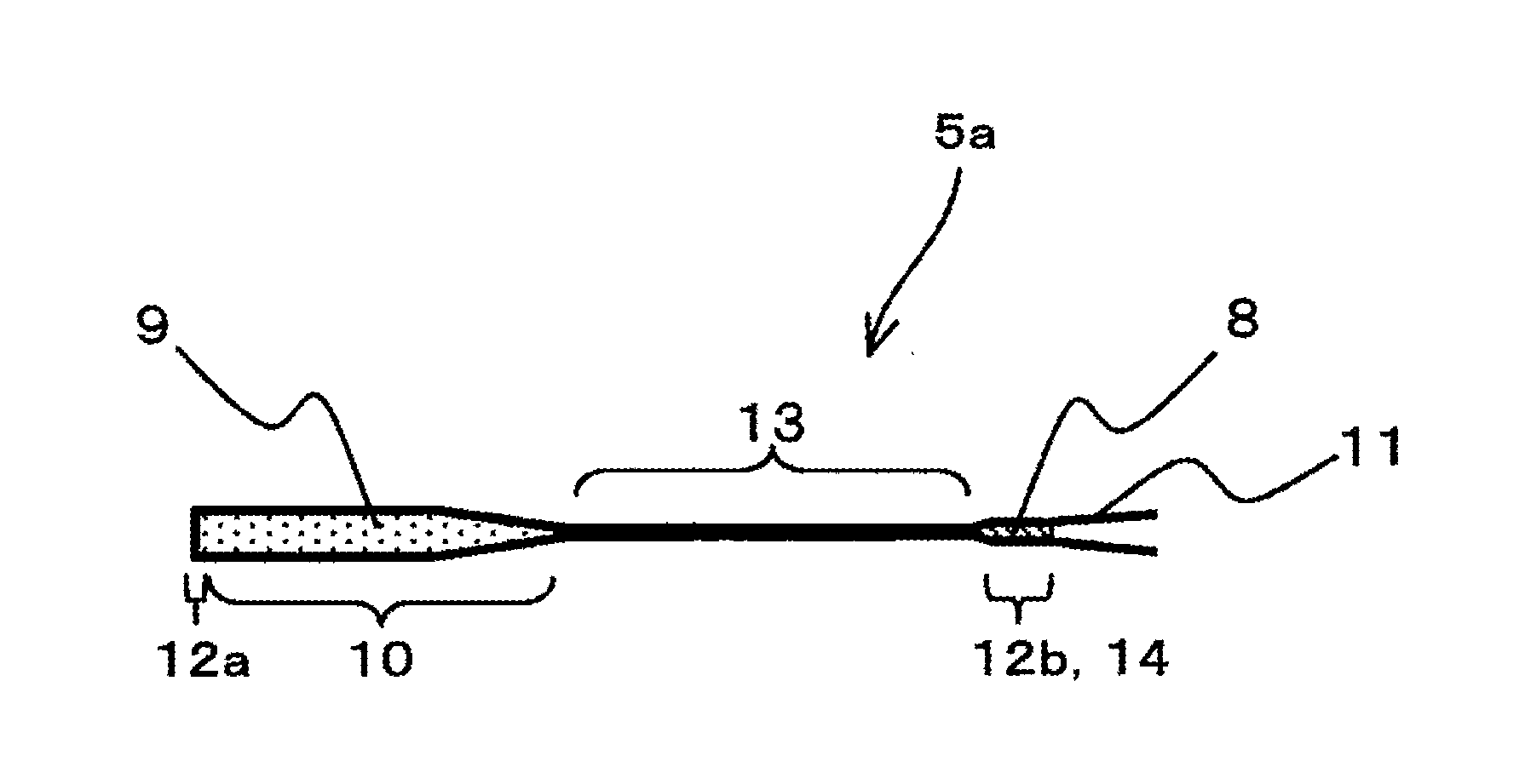 Gas adsorbing device and vacuum insulation panel provided with same