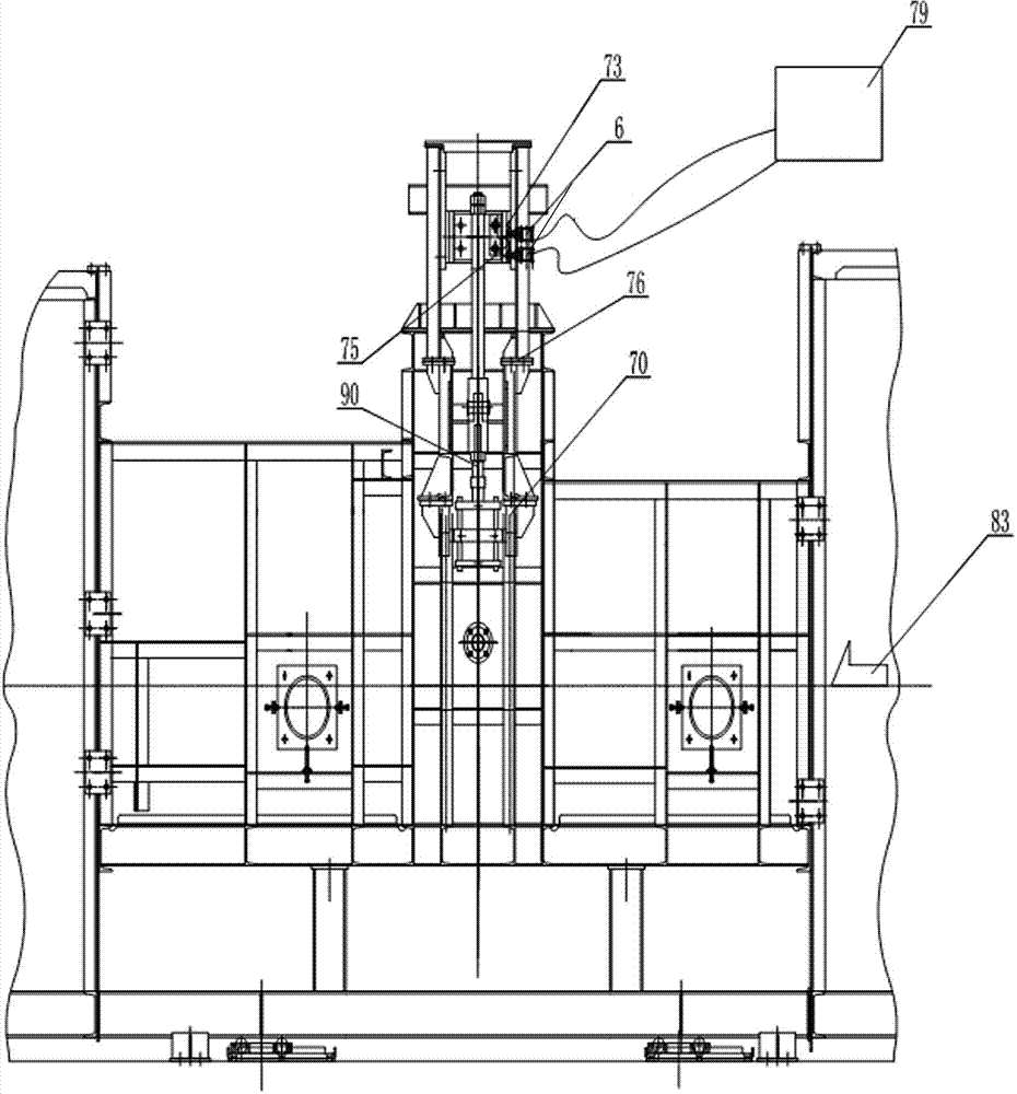 Atmosphere isolation device of horizontal annealing furnace