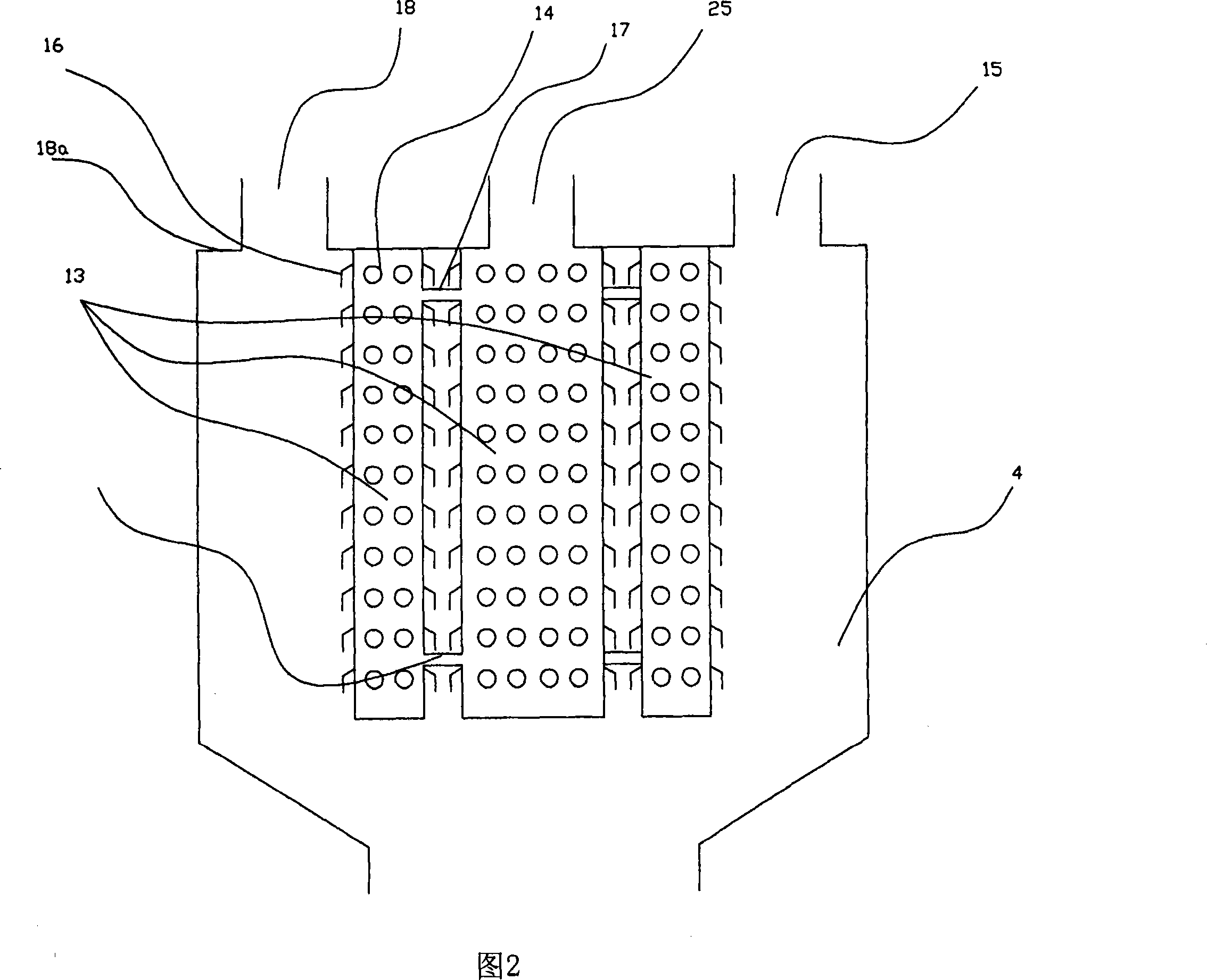 Method and device for producing semi-dry type ceramic powdery material