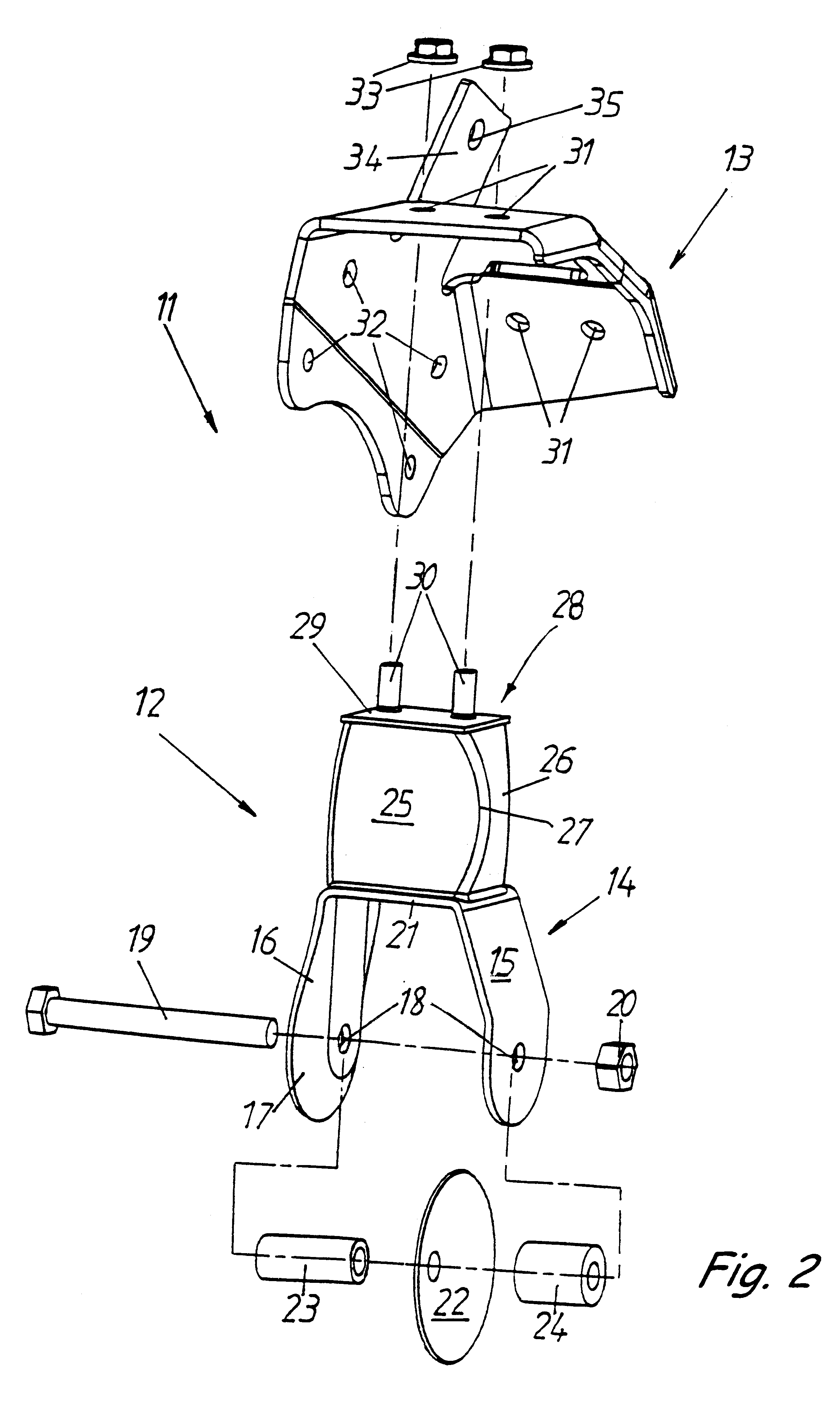 Arrangement for firmly locking an engine bonnet to a vehicle cab