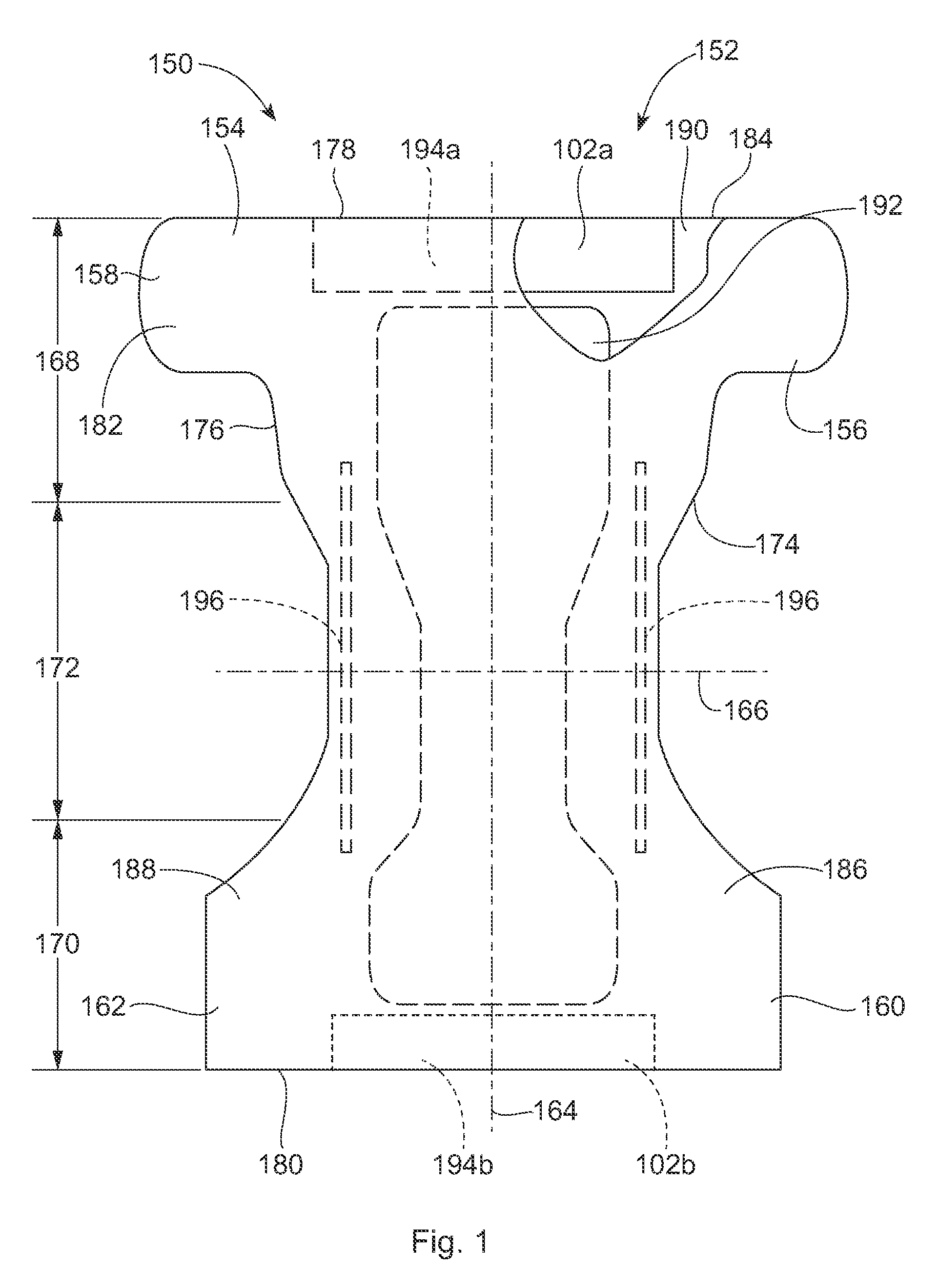 Method and apparatus for attaching elastic components to absorbent articles