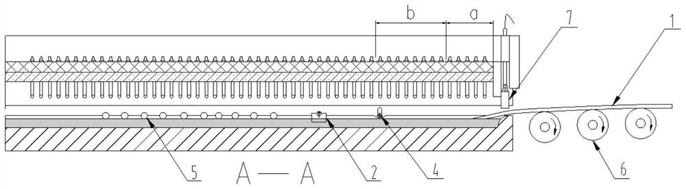 System and method for detection and treatment of plate width accidents in float glass forming process