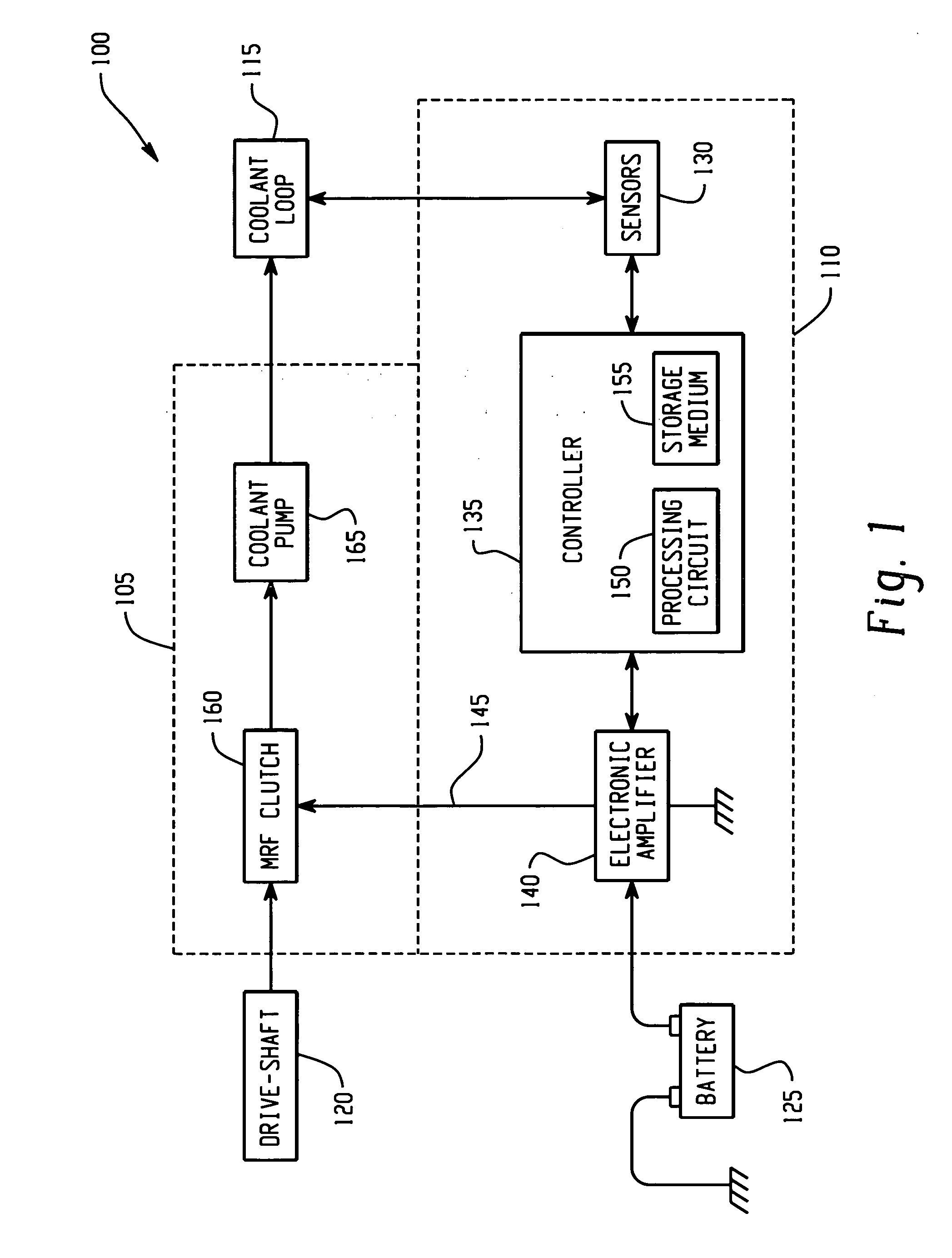 Engine coolant pump drive system and apparatus for a vehicle
