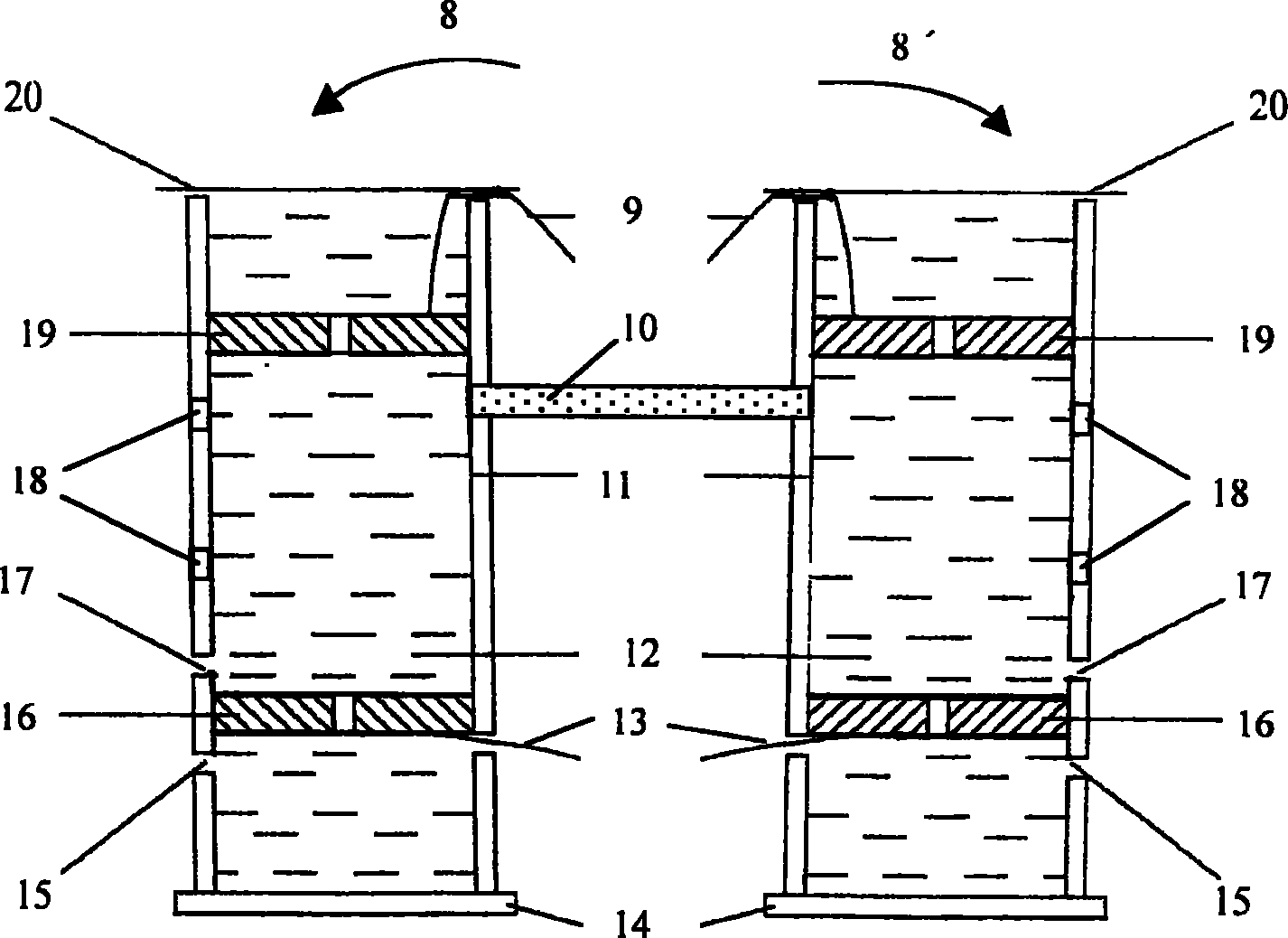 Soil erosion researching device