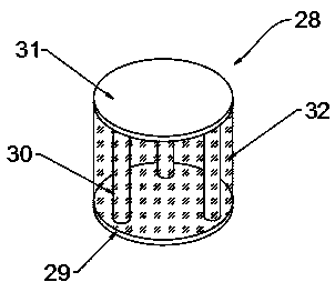 Aerobic composting reaction device