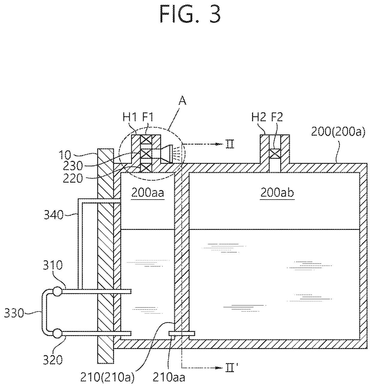 Cooling water storage reservoir and nuclear reactor building passive cooling system comprising same