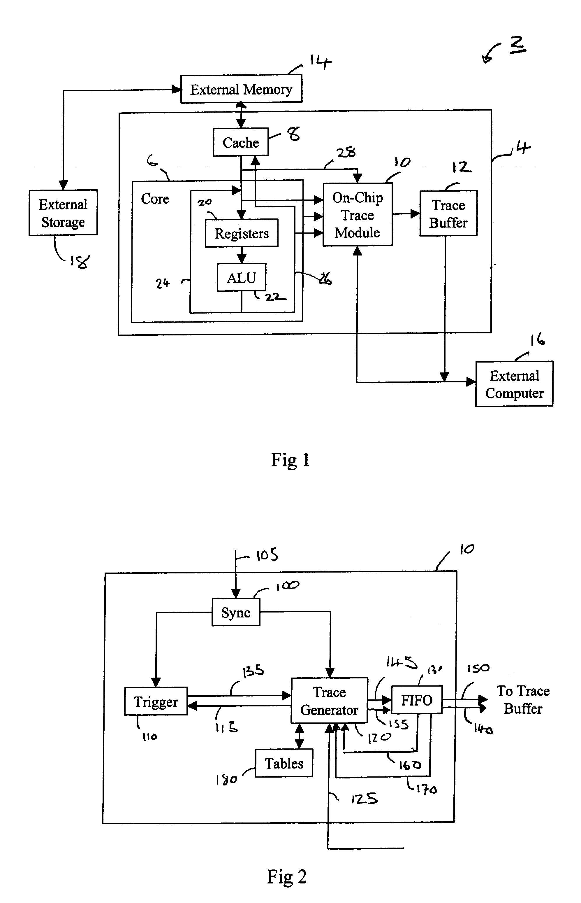 Generation of trace elements within a data processing apparatus