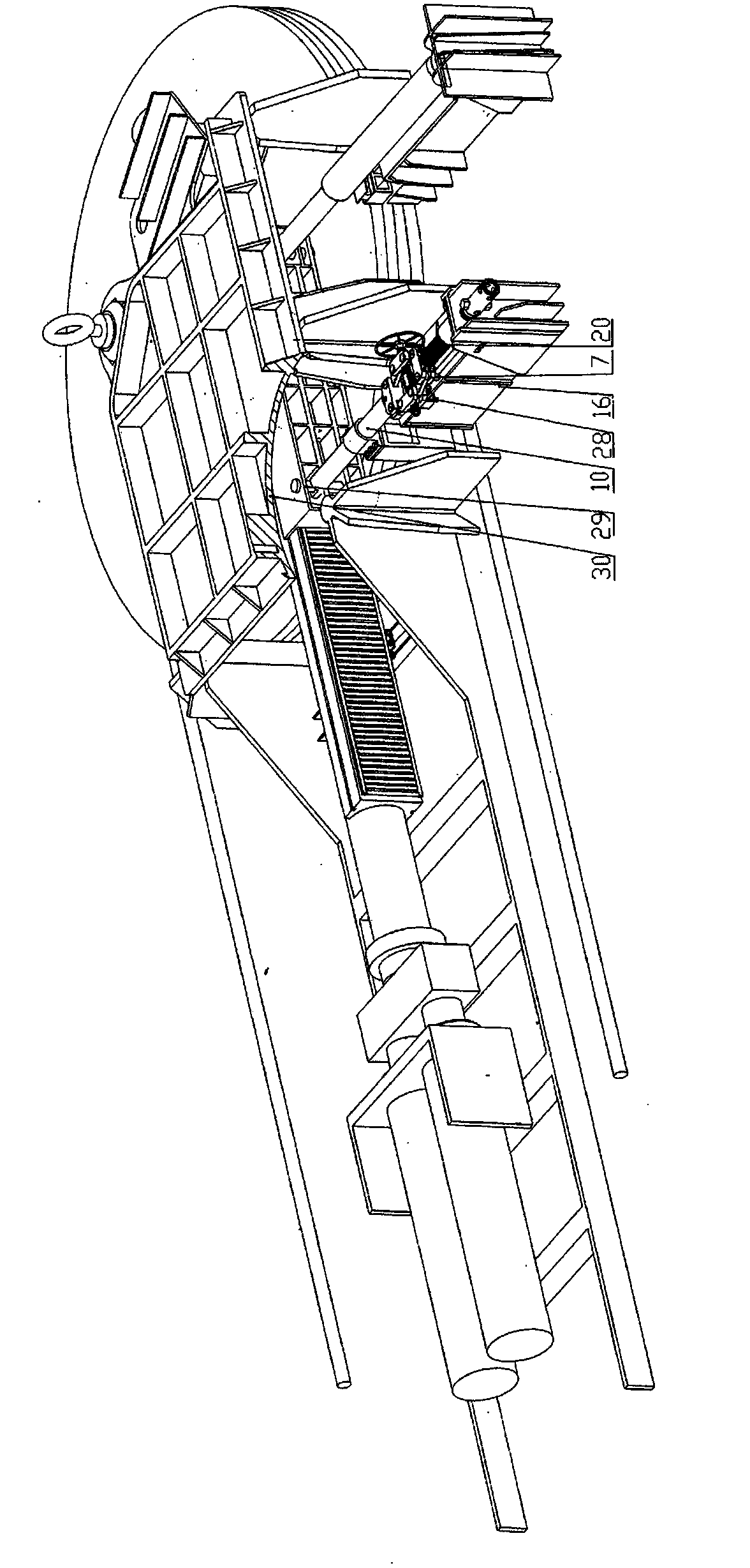 Adjustable tight pressing device for forming mill