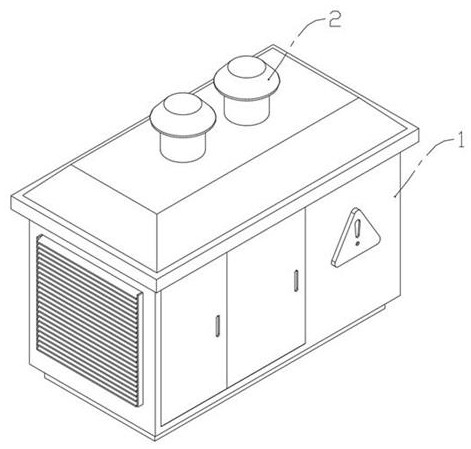 Fireproof European style box-type substation