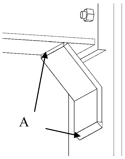 A composite joint of steel and concrete strengthened by angle steel
