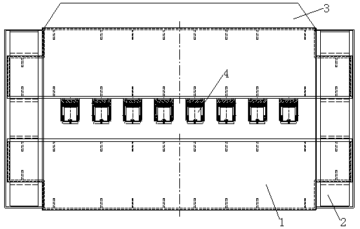 S-shaped bridge expansion joint positioning and shaping device