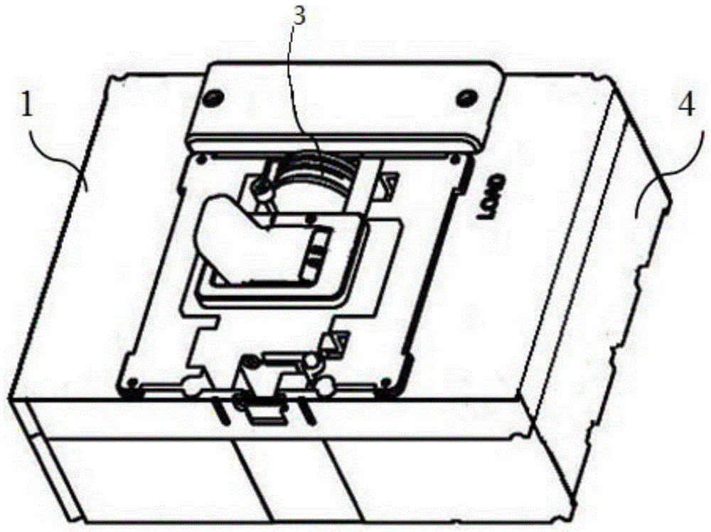 An internal locking module of a circuit breaker