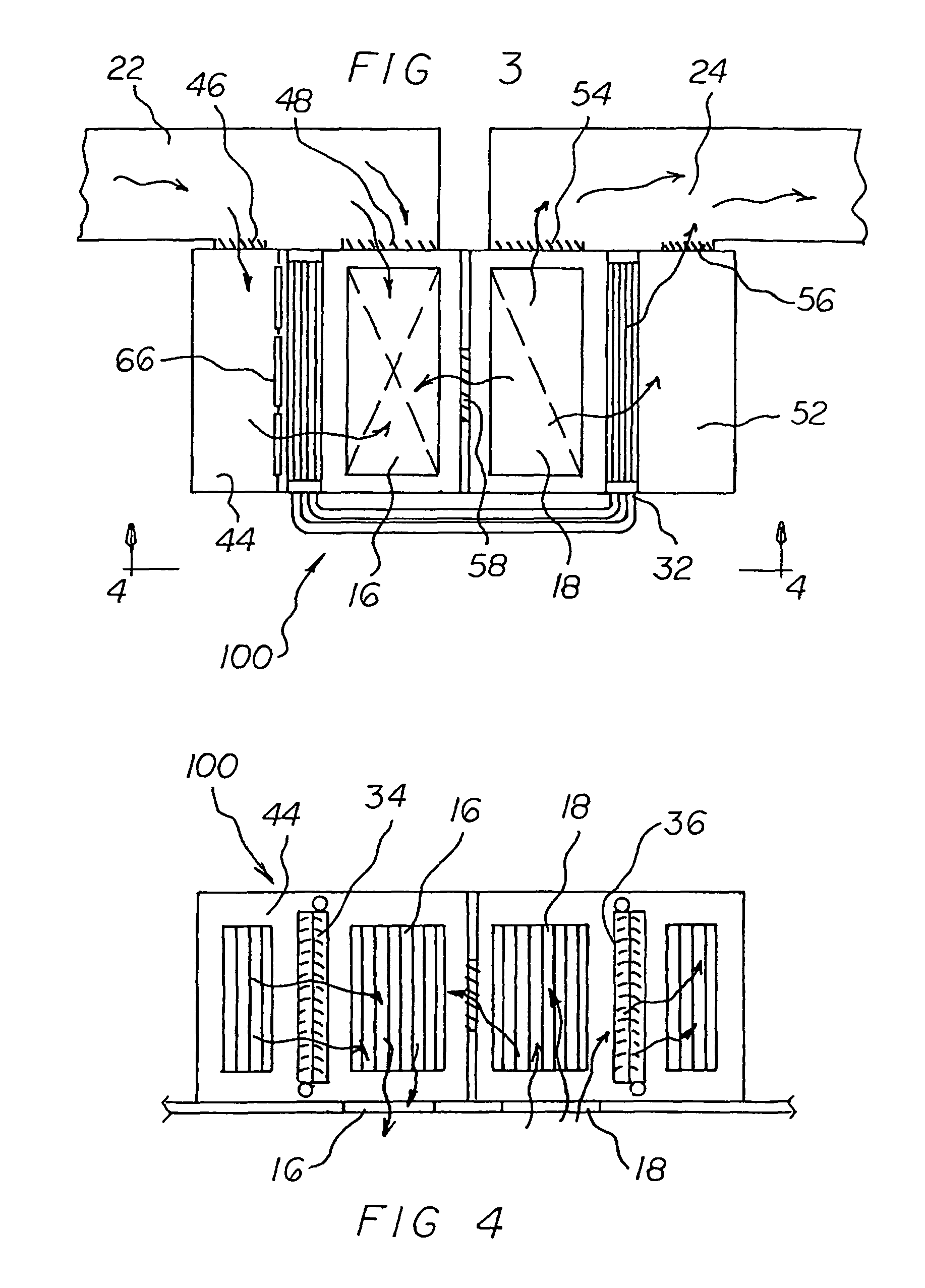 Split heat recovery system