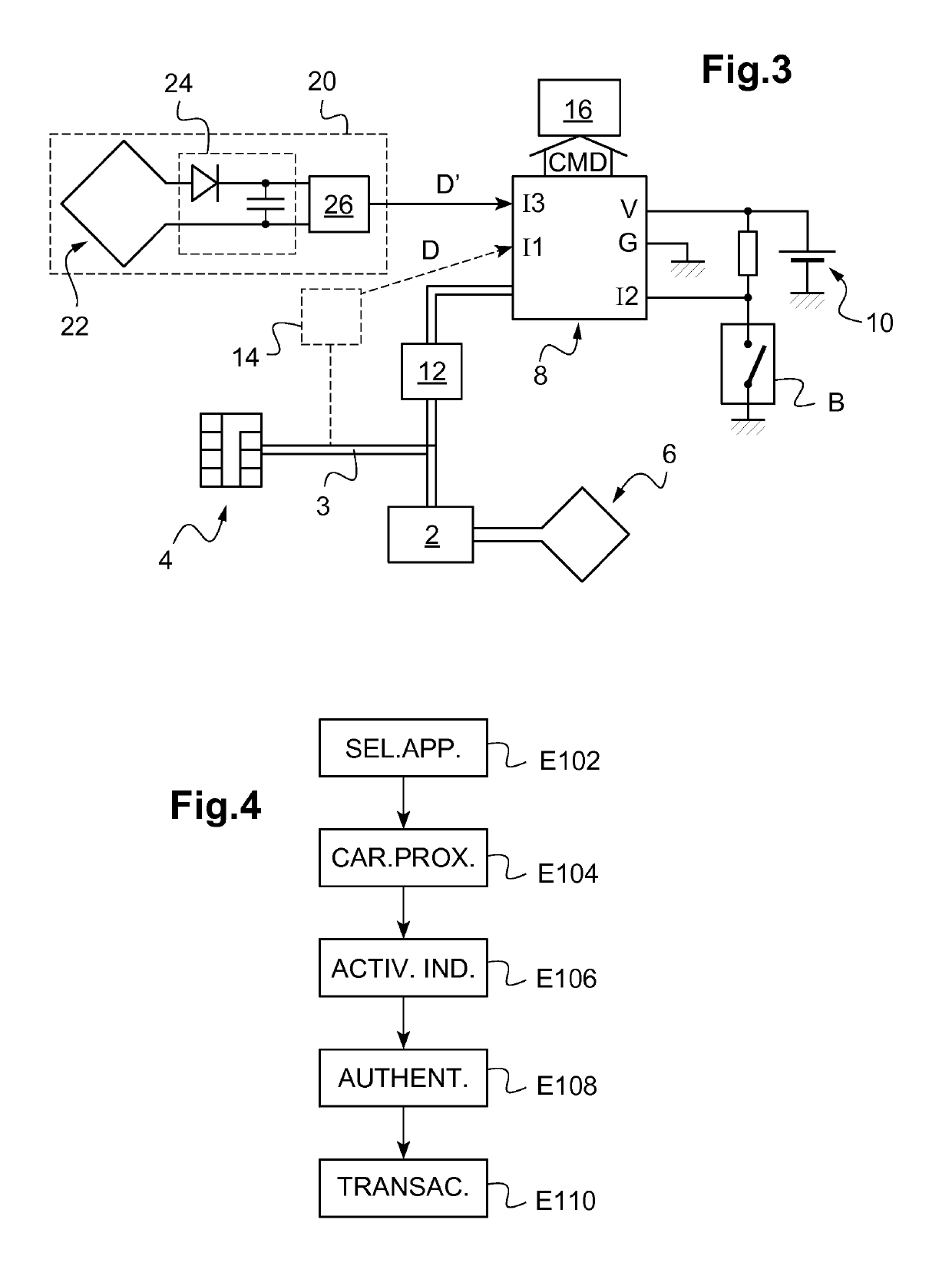 Method implemented in an electronic entity and associated electronic entity