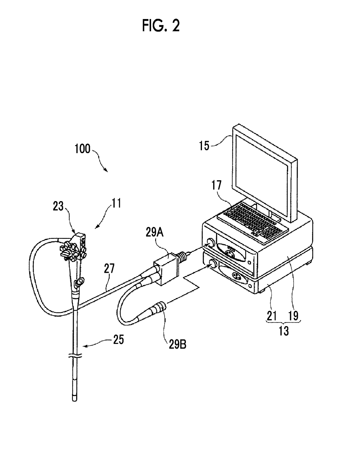Rolling shutter imaging device and endoscope apparatus including the same