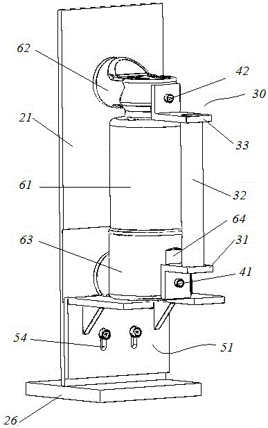 Single pole assembly tool for immobilized and encapsulated post terminal and casting method for immobilized and encapsulated post terminal