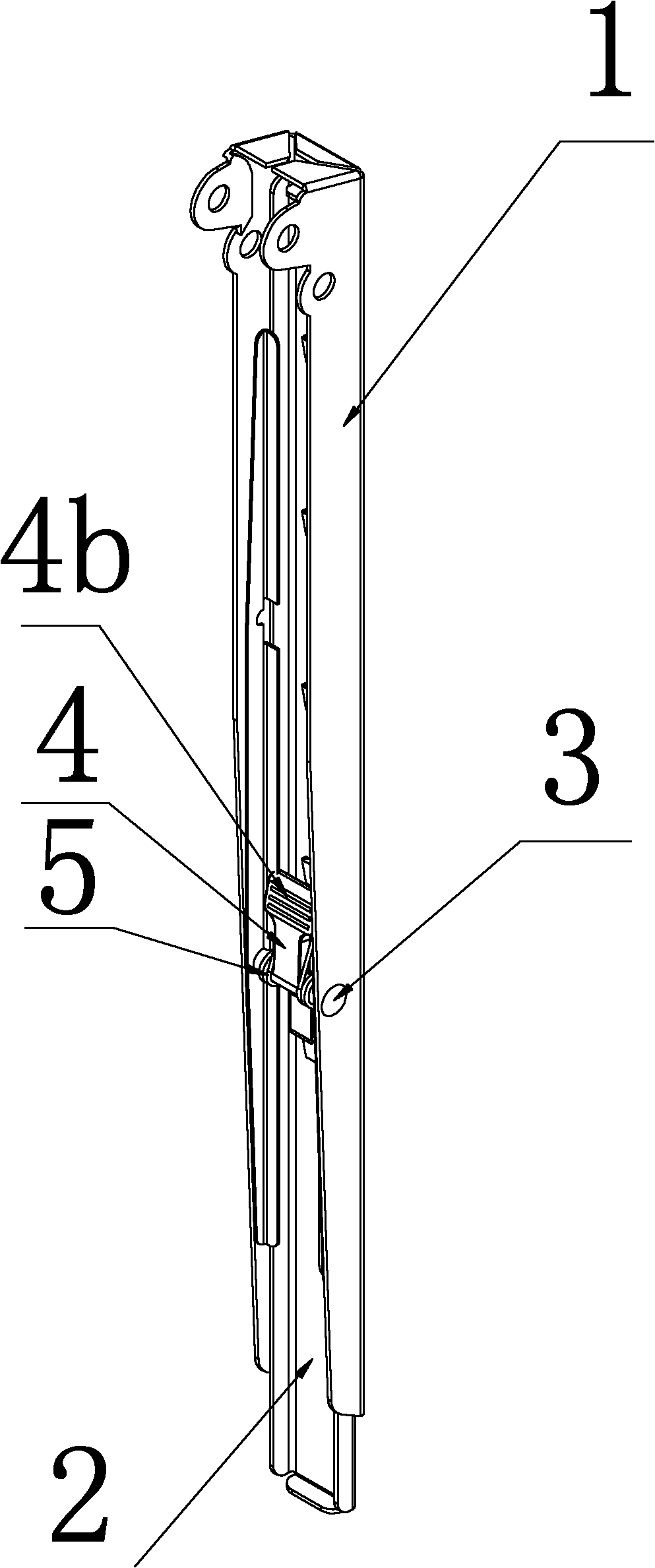 Telescopic support leg for work tables