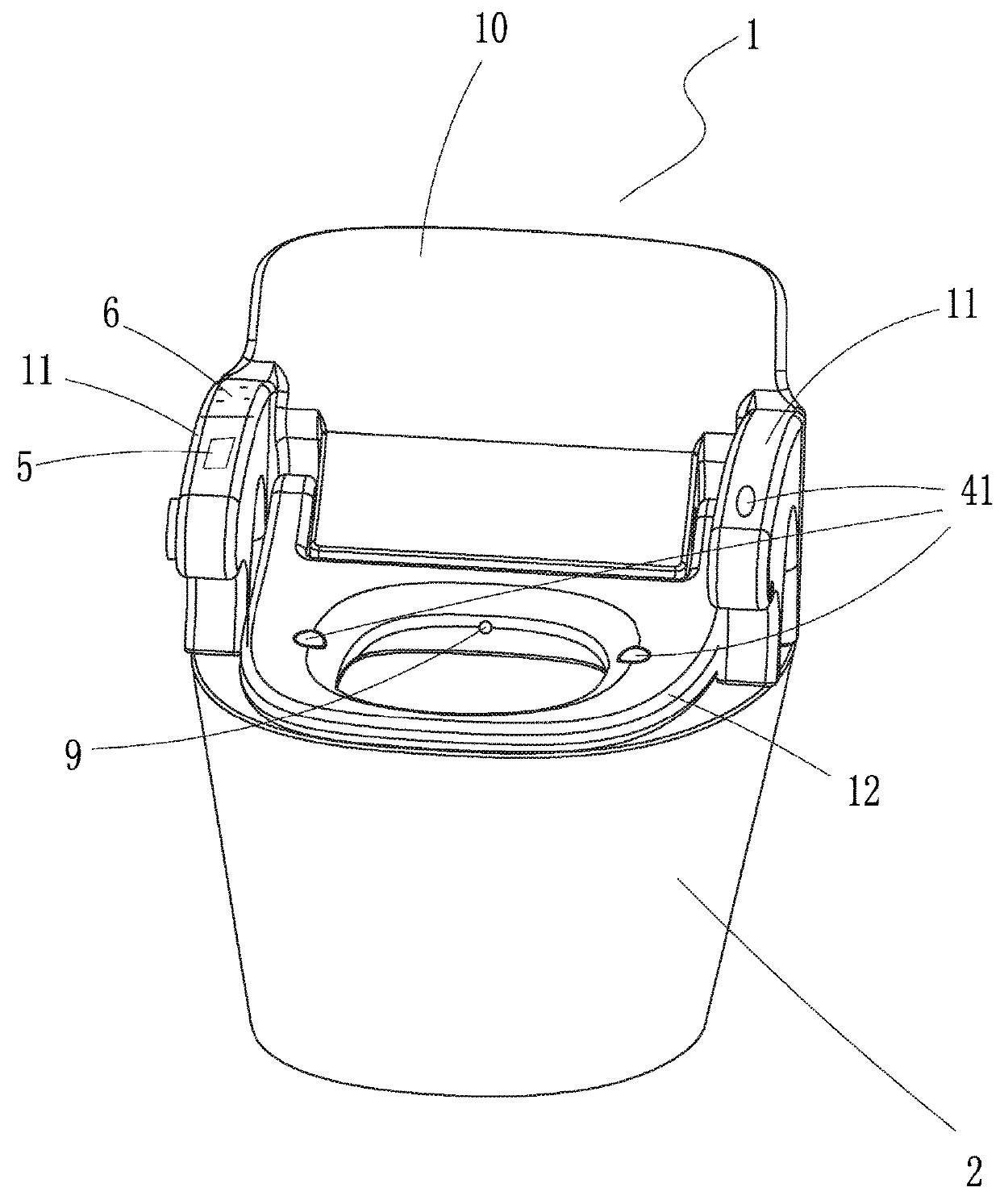 Smart toilet with function of electrocardiographic lead monitoring