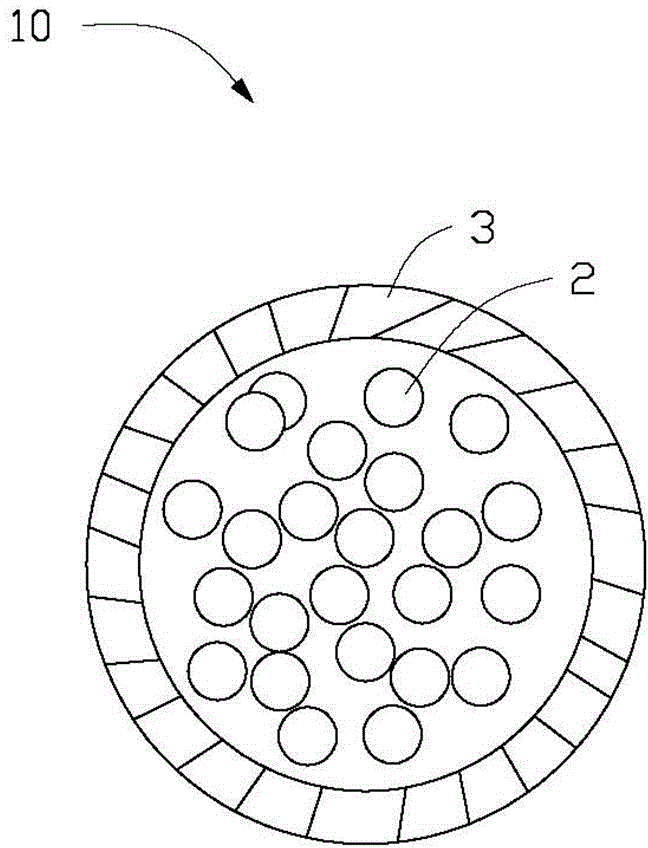 Linear-cutting electrode wire and linear-cutting device