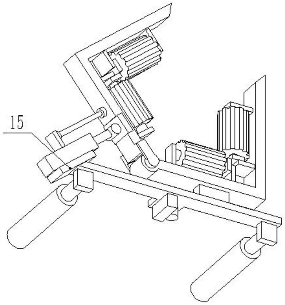 A steel pipe paint removal device for construction