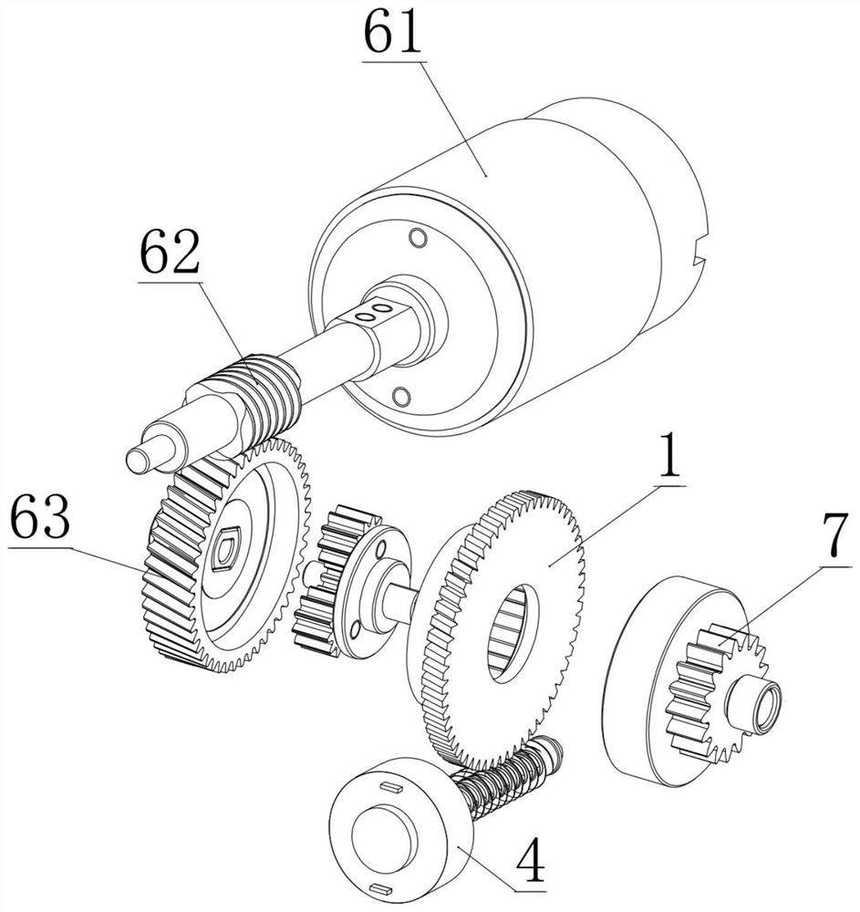 Controllable separated power device and swing piece manual-automatic integrated actuator