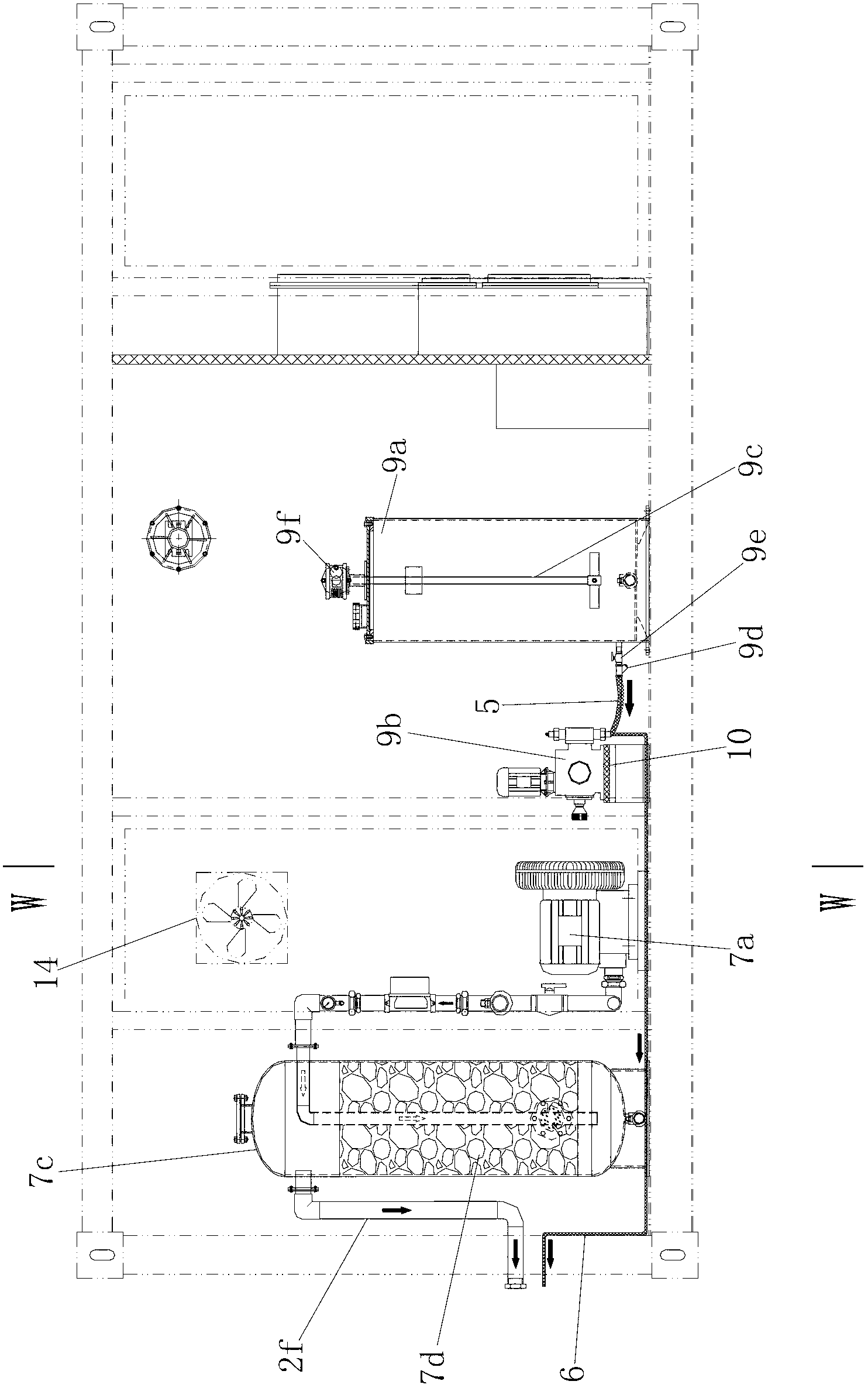 Light oil polluted unsaturated zone soil in-situ remediation apparatus and method thereof