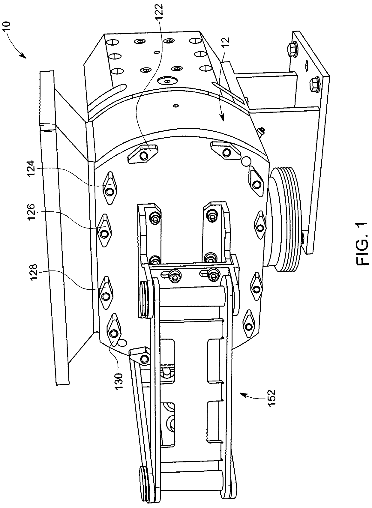 Rotary pump with rotor bearing ring