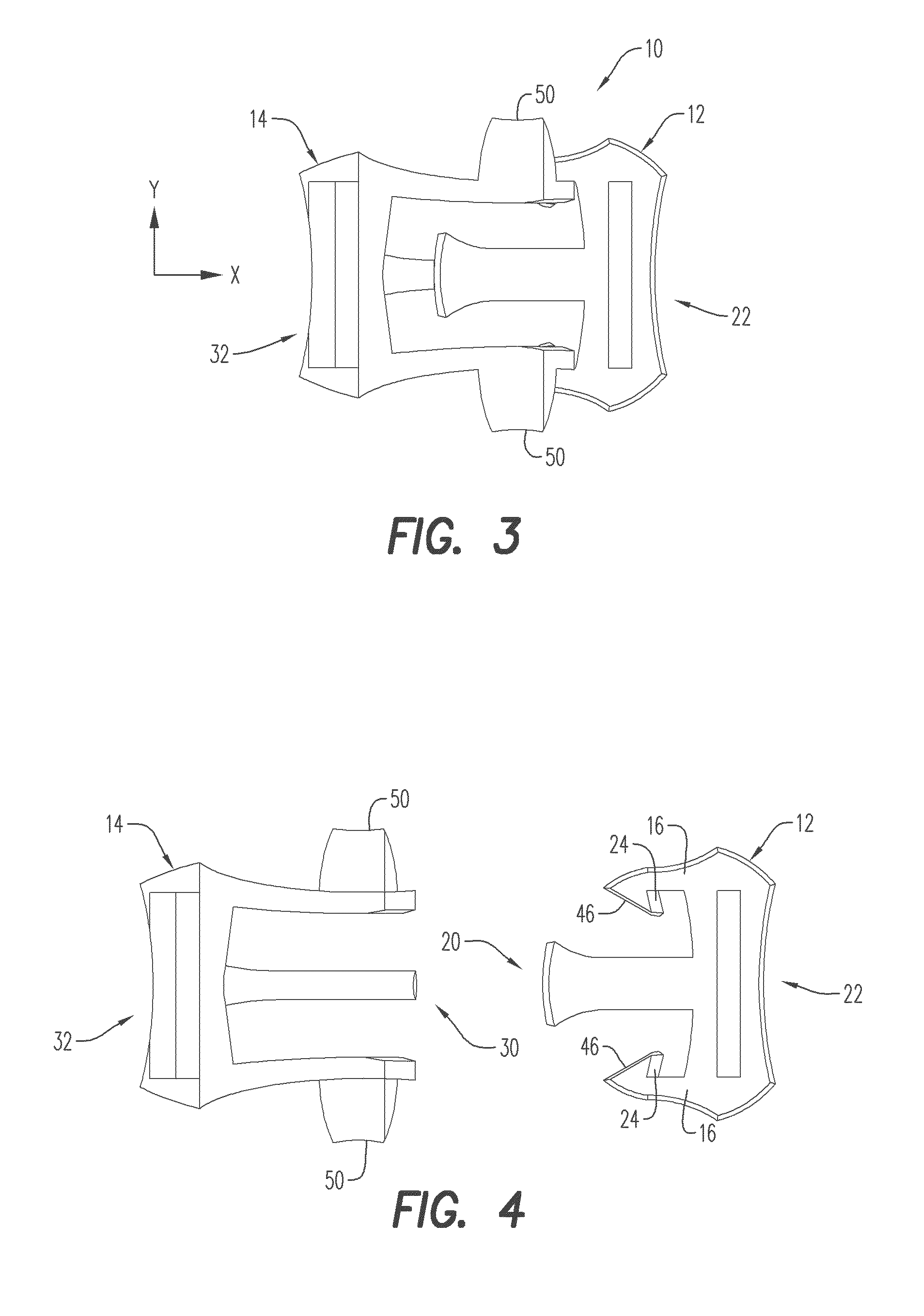 Releasable two-part buckles