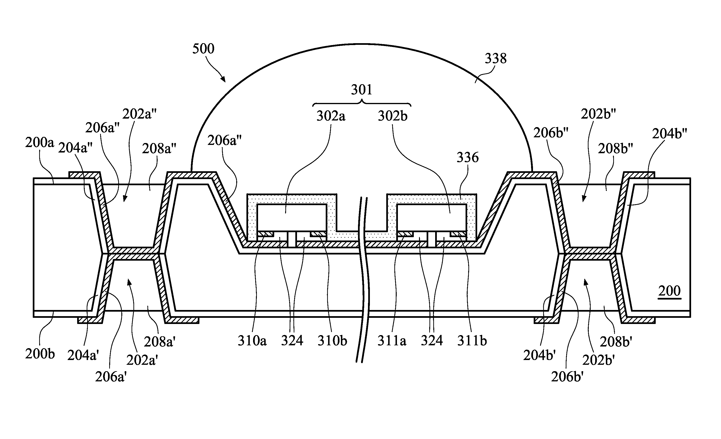 Chip package structure and method for fabricating the same