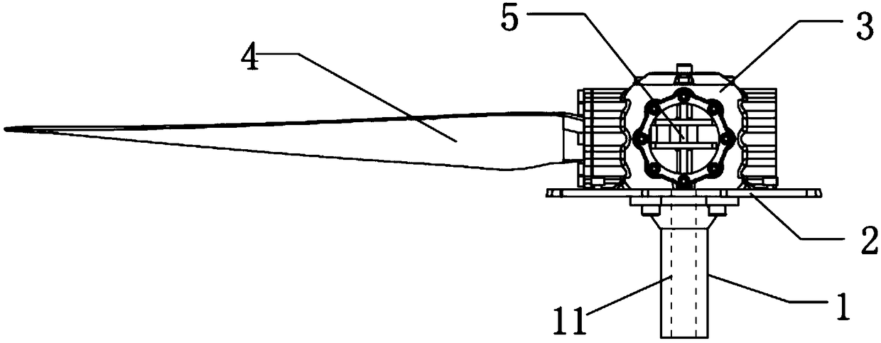 Variable pitch device and installation method thereof