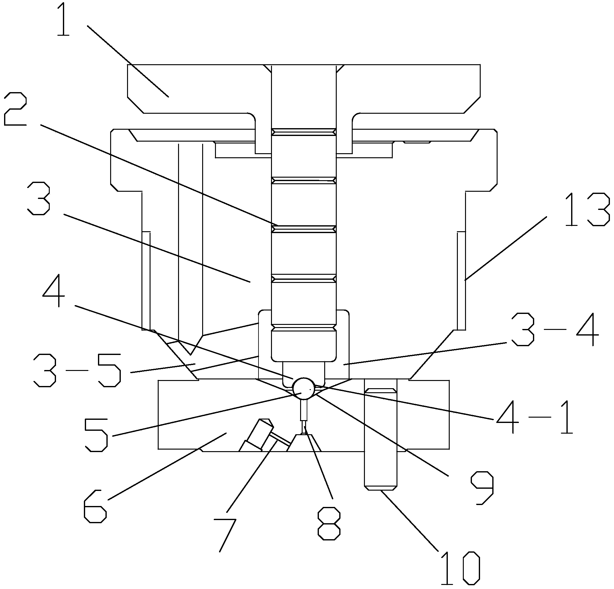 Integral type control ball valve for common-rail oil sprayer