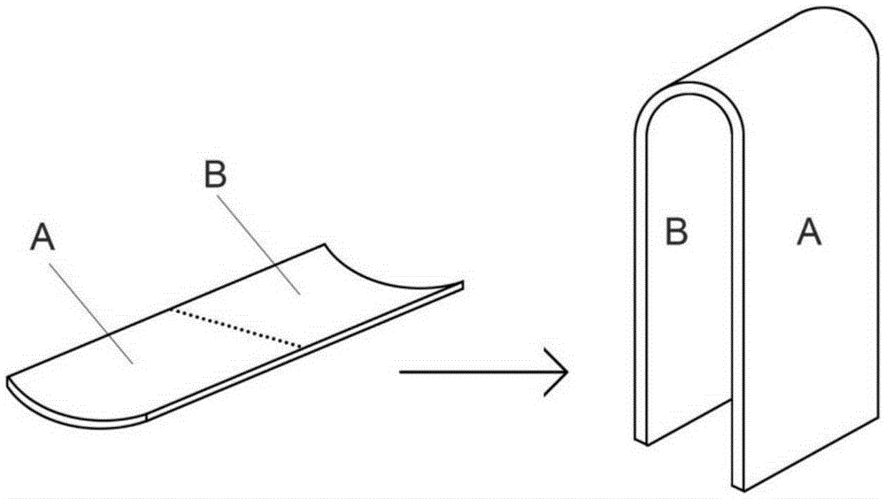 Connection mechanism for folding mobile terminal, and folding cellphone