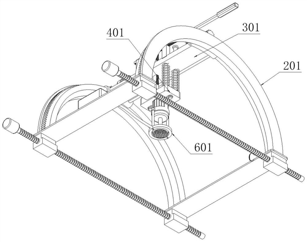 Positioning and surface grinding device of manipulator for new material machining and application method of positioning and surface grinding device