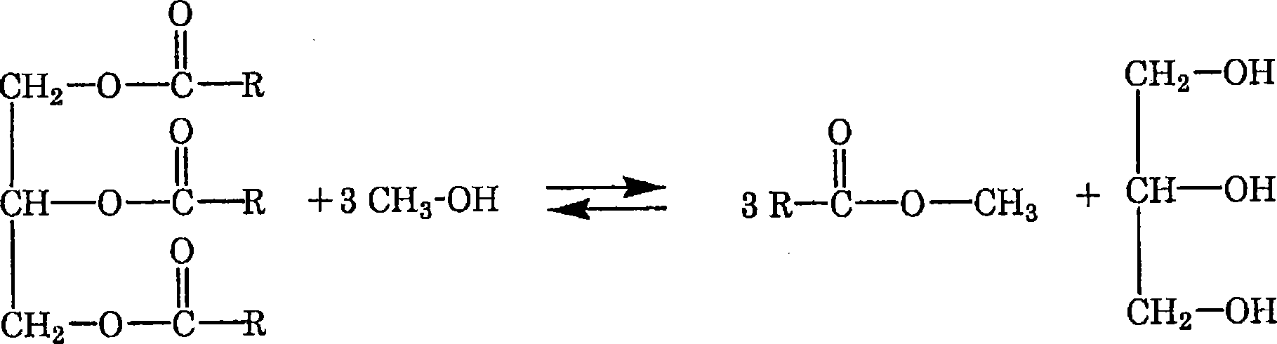 Method for producing fatty acid alkyl esters and/or glycerin