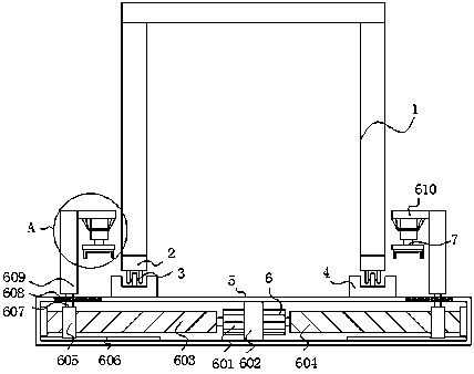 A windproof method and special device for a gantry crane