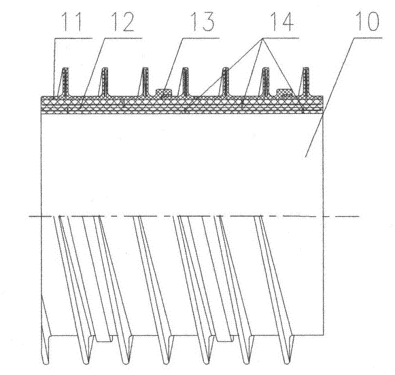Water pipe, strip material, method and apparatus for manufacturing water pipe