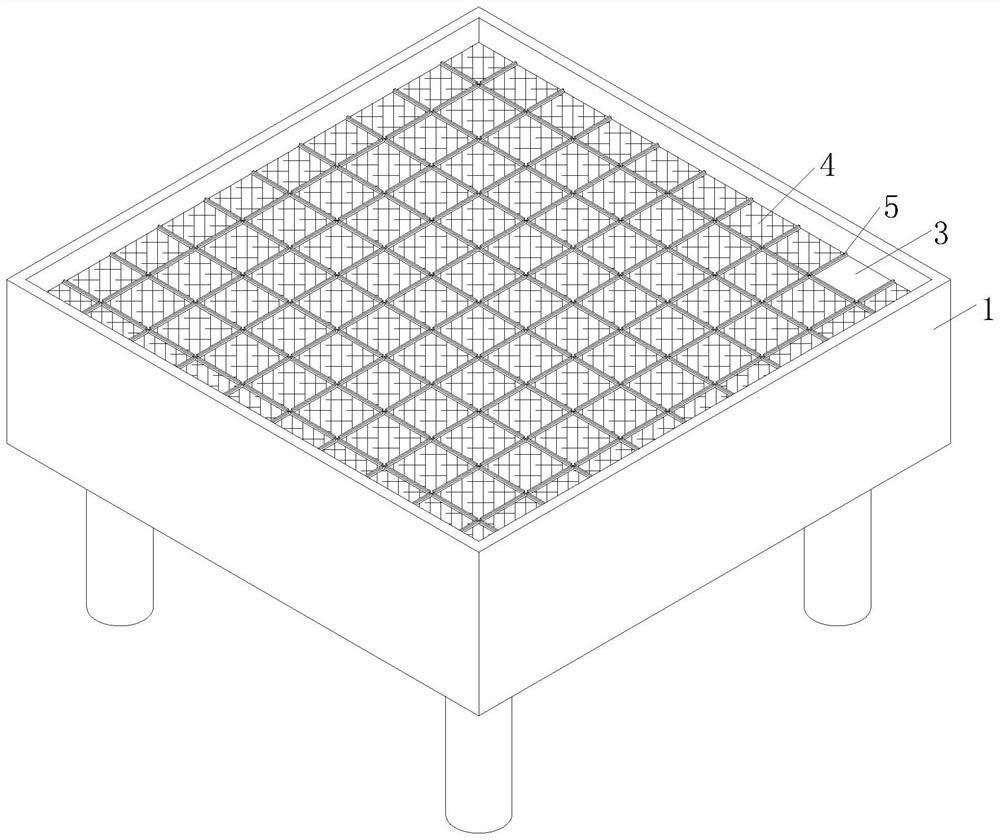 Environmental art design display sand table and manufacturing method thereof